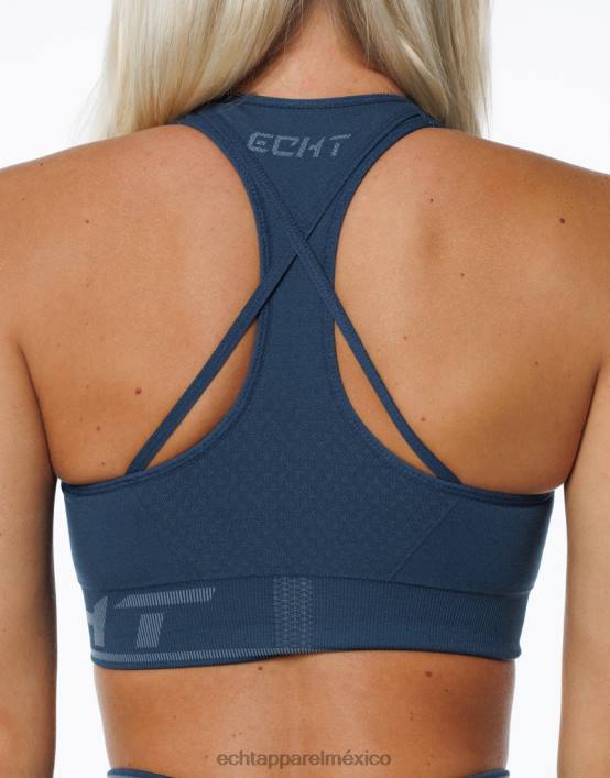 surgir volver sujetador deportivo mujer azul denim ECHT ropa 884H118