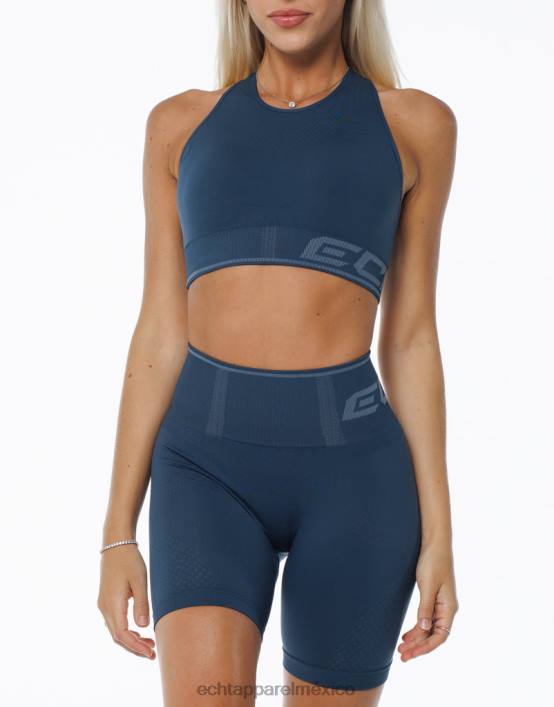 surgir volver sujetador deportivo mujer azul denim ECHT ropa 884H118