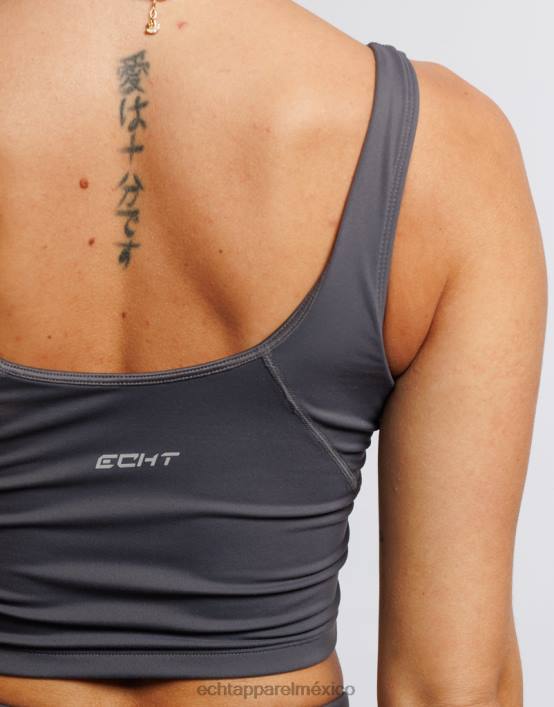 forma camiseta sin mangas mujer gris oscuro ECHT ropa 884H505