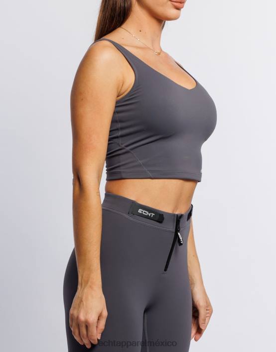 forma camiseta sin mangas mujer gris oscuro ECHT ropa 884H505