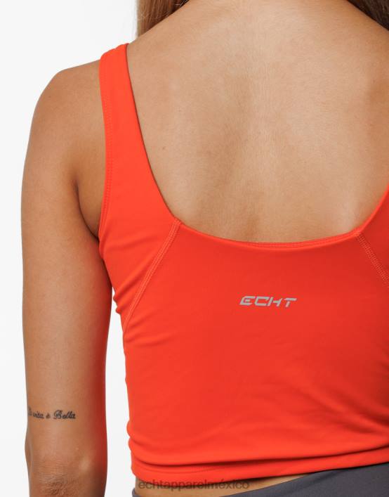 forma camiseta sin mangas mujer naranja resplandor solar ECHT bolsa 884H532