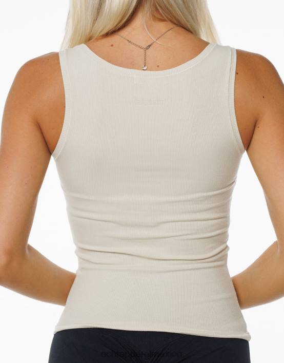 tanque acanalado mujer avena ECHT ropa 884H216
