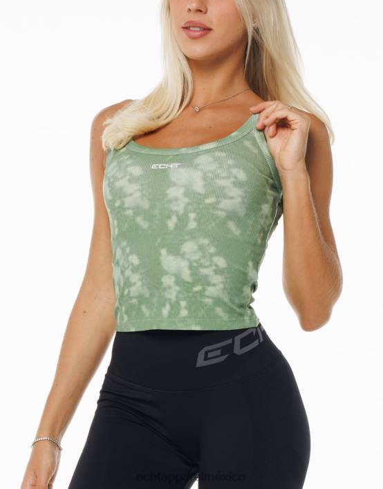 tanque acanalado mujer niebla verde ECHT ropa 884H243