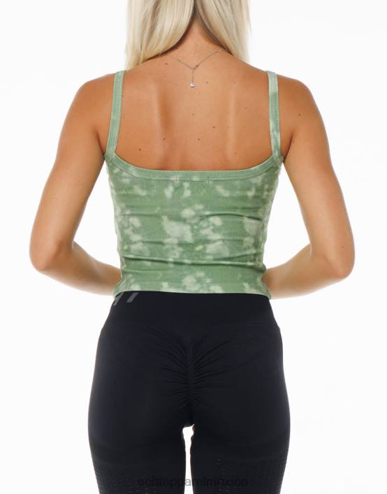tanque acanalado mujer niebla verde ECHT ropa 884H243