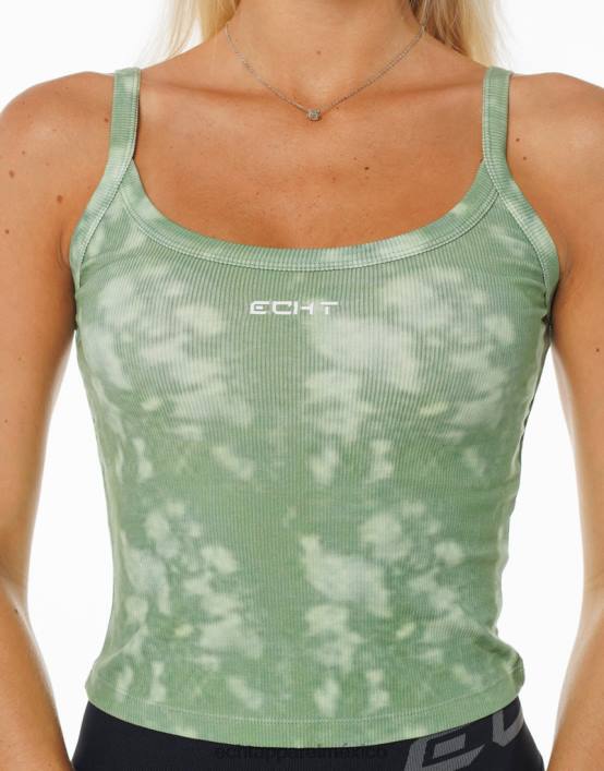 tanque acanalado mujer niebla verde ECHT ropa 884H243