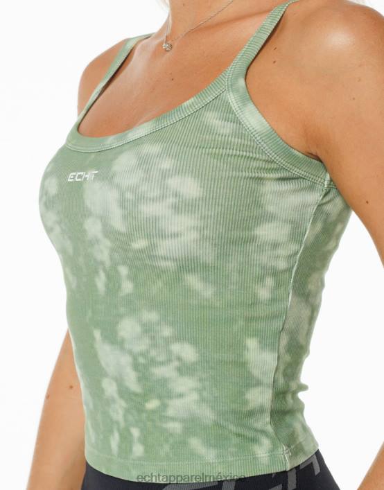 tanque acanalado mujer niebla verde ECHT ropa 884H243
